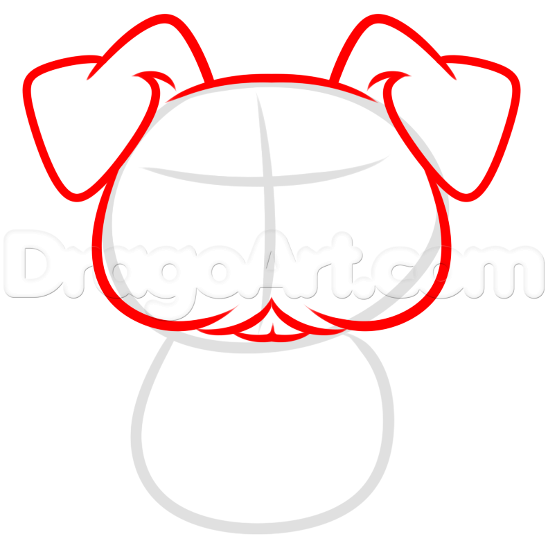 791x794 Draw A Pug Easy, Step