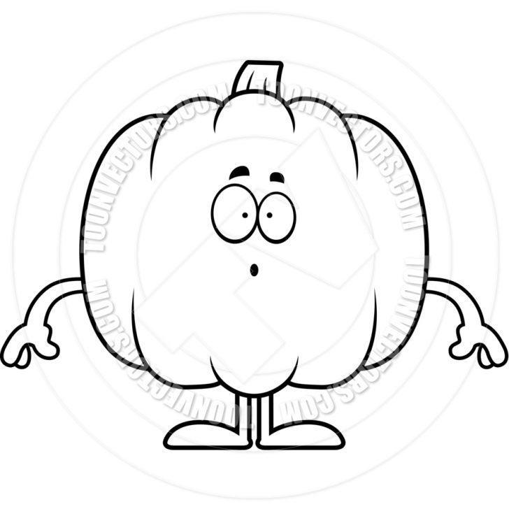 728x728 Black And White Pumpkin Drawing Large Printable Striped Pumpkins