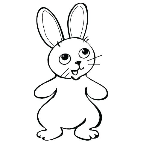 478x478 Easy To Draw Bunny Easy To Draw Bunny Coloring Pages Pictures