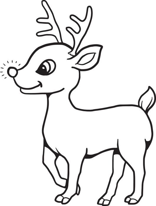529x700 Easy To Draw Christmas Reindeer Halloween Holidays Wizard