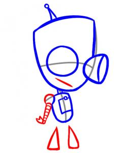 260x302 Draw Robot Gir, Step