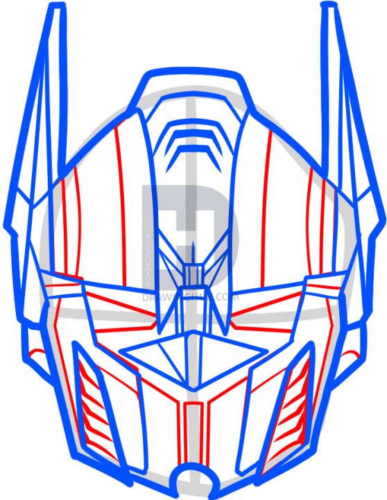 558x720 How To Draw Optimus Prime Easy, Step