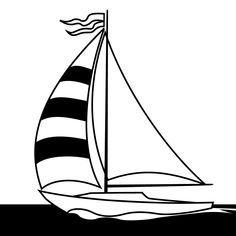 Easy Sailboat Drawing