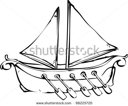 450x372 Simple Sailboat Drawing