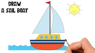 320x180 How To Draw A Sailboat Easy