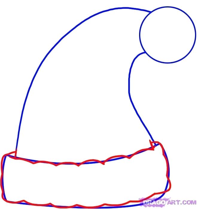 662x697 How To Draw An Easy Santa