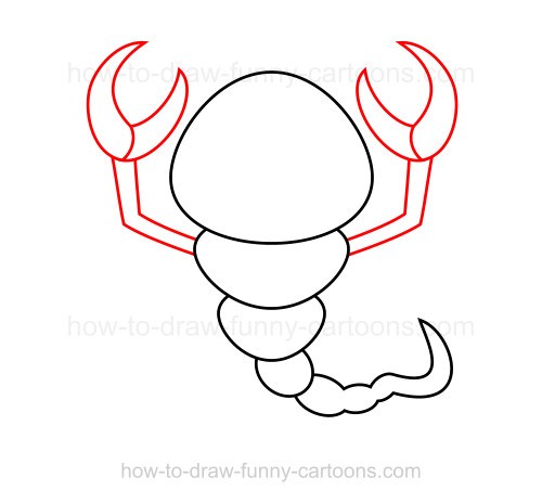 500x464 Scorpion Drawing Easy