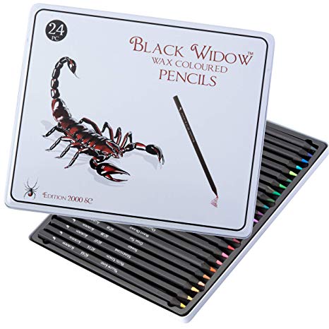 466x466 Black Widow Collection Colored Pencils For Adults, The Best Color