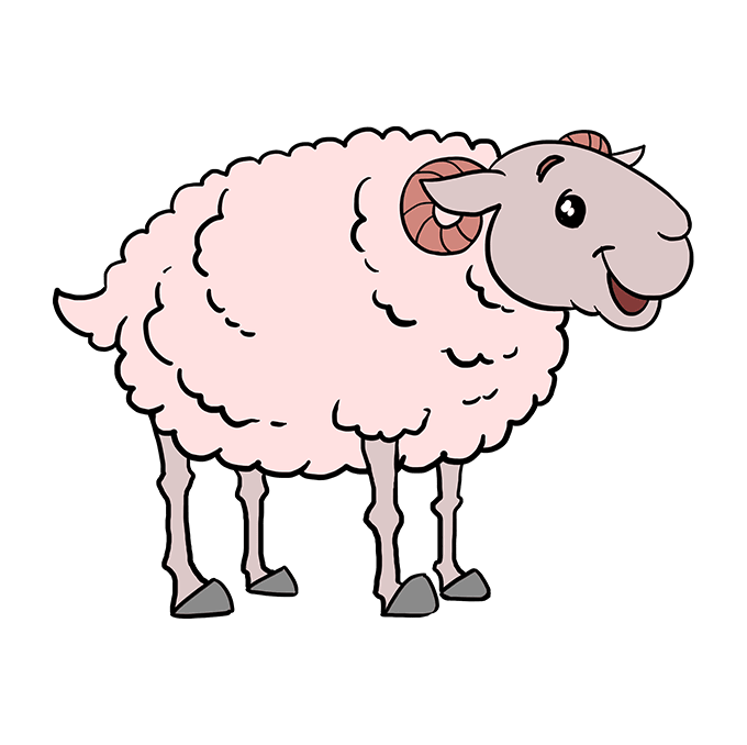 680x678 Collection Of Free Lamb Drawing Cute Download On Ui Ex