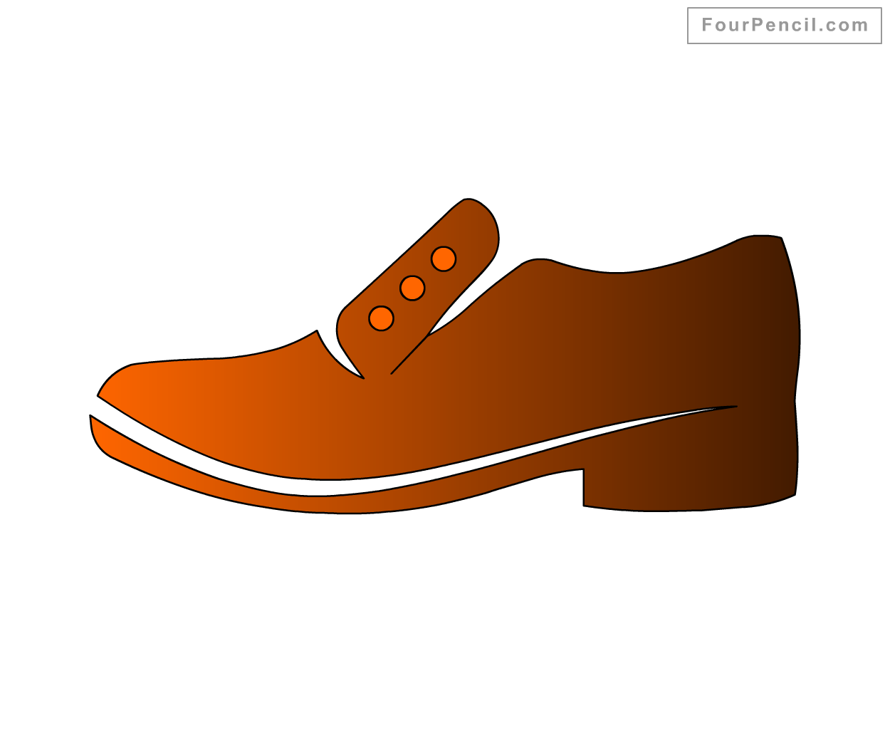 1250x1032 How To Draw Shoe For Kids Step