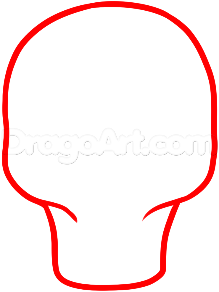 740x987 How To Draw A Sugar Skull Easy, Step