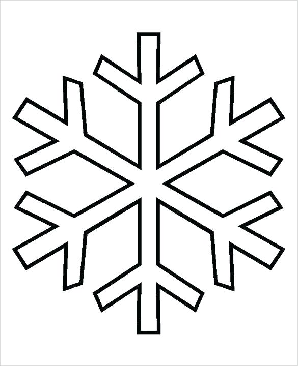 Easy Snowflake Drawing | Free download on ClipArtMag