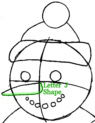 325x419 How To Draw A Snowman With Easy Step