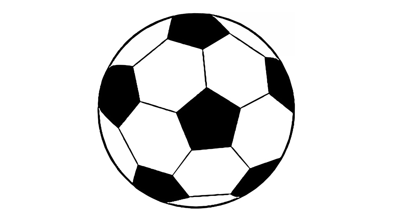 1280x720 How To Draw A Soccer Ball