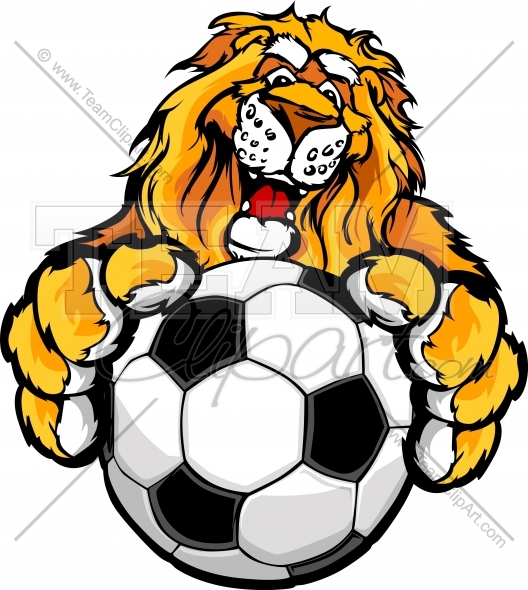 528x590 Lion Soccer Clipart Image Easy To Edit Vector Format