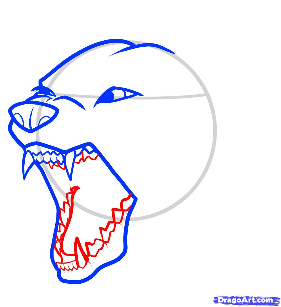 976x1067 How To Draw An Angry Dog, Angry Dog, Step