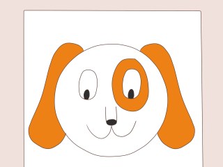 320x240 Simple Cartoon Dog Drawings