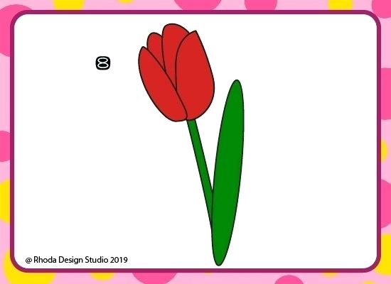 550x400 How To Draw A Flower Step