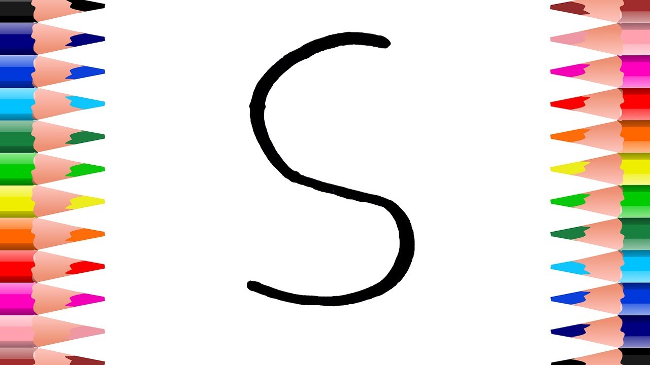 1280x720 How To Draw Rose With S Letter