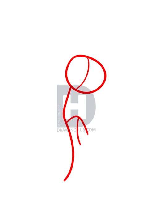 502x719 Beauty And The Beast Rose Drawing, Step