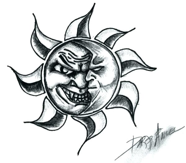 600x526 drawing the sun description for the celestial sun side you will