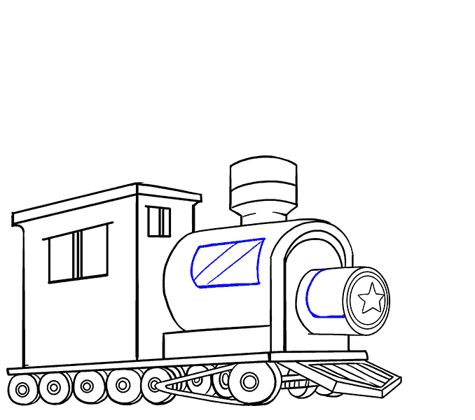 678x600 How To Draw A Train In A Few Easy Steps Easy Drawing Guides