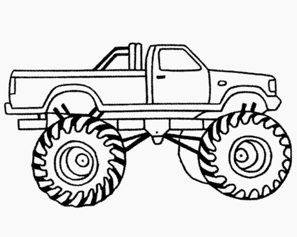 1264x1011 pick car drawing easy truck up truck drawing at getdrawingscom