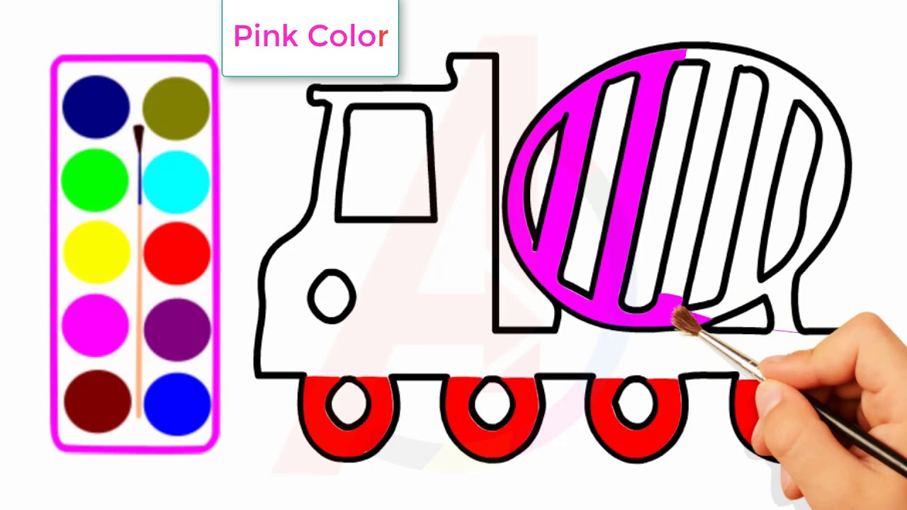1280x720 How To Draw A Truck Easy For Kids How To Draw A Truck Step