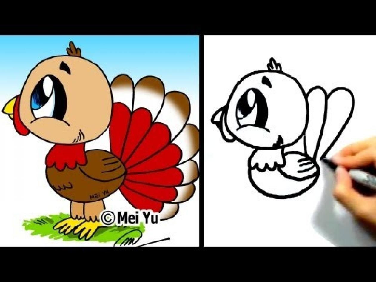 Easy Turkey Drawing Free Download On ClipArtMag   Easy Turkey Drawing 23 