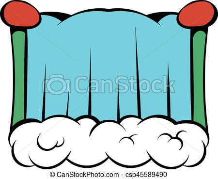 450x369 Waterfall Clipart Comic
