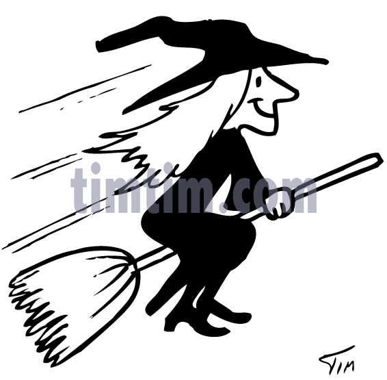 566x555 Free Drawing Of A Witch Bw From The Category Easter Valentines