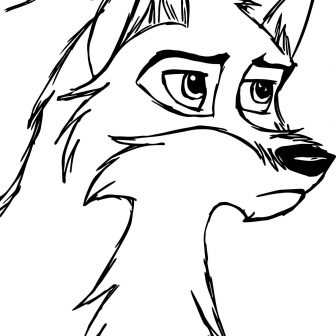 336x336 Gray Wolf Drawing Easy Tutorial Face Step