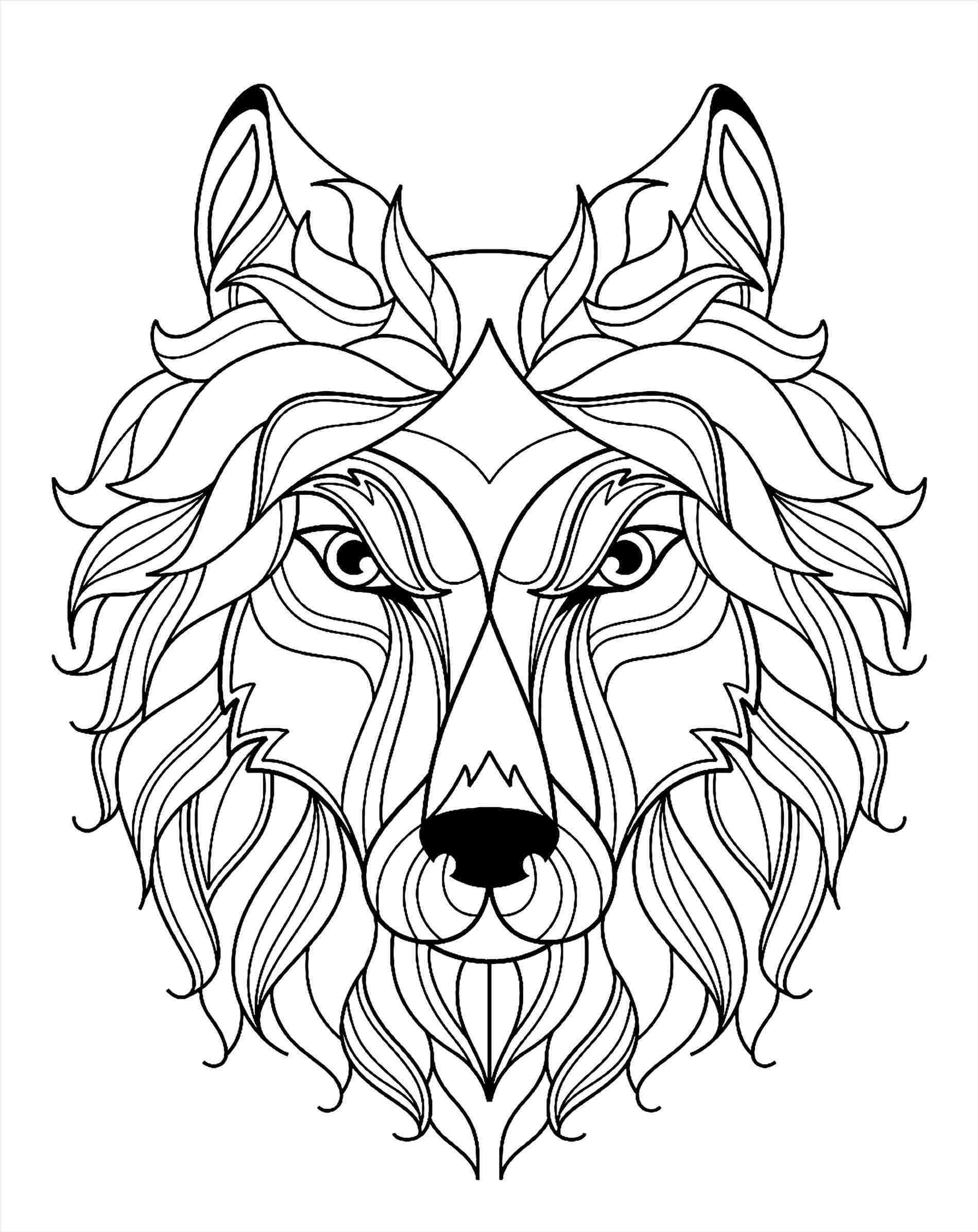 1899x2393 Face Drawing Easy High Quality Rhclipartxtrascom Collection Wolf
