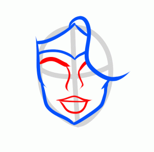 302x299 How To Draw Wonder Woman Easy, Step