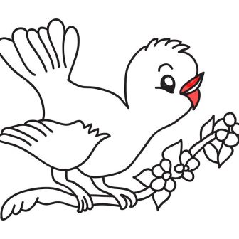 336x336 Chicken Drawing Cute Body Leg Easy Eating Barn Farm Drum Carmi