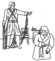 225x250 A Christmas Carol Coloring Book