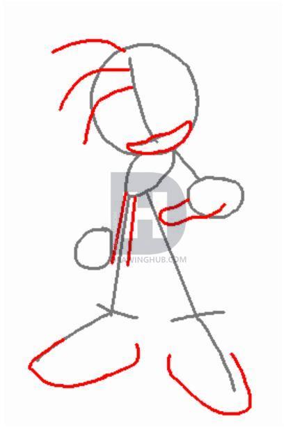 434x640 How To Draw Eclipse The Hedgehog, Step