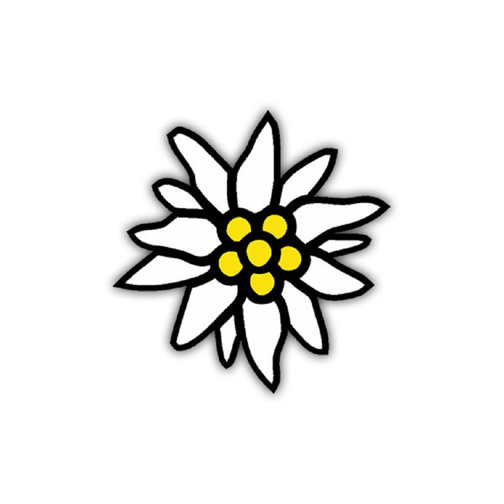1010x1010 Edelweiss Mountaineer Coat Of Arms Badge Emblem