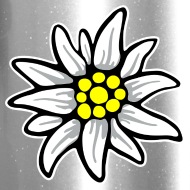 190x190 Edelweiss Blossom Flower Bavaria Water Bottle