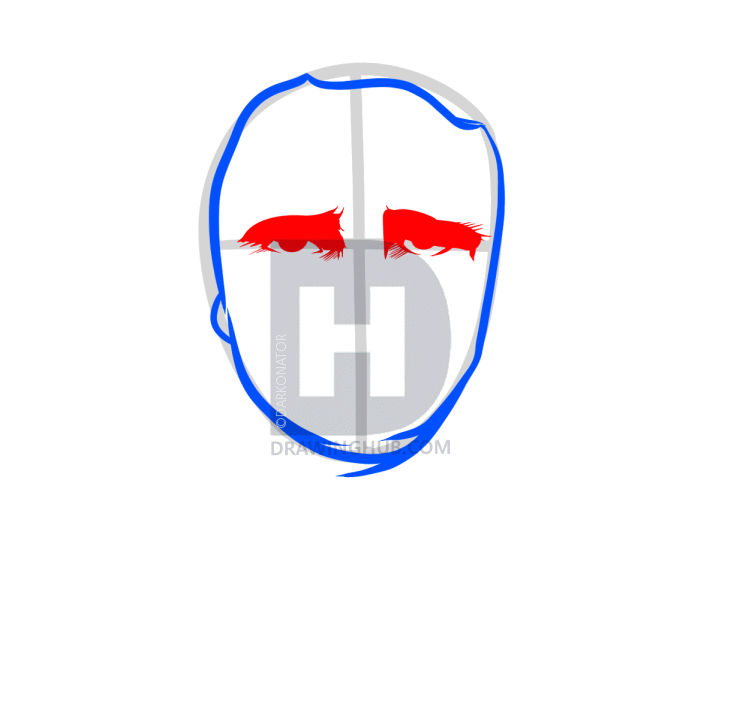 731x720 how to draw edgar allan poe, step