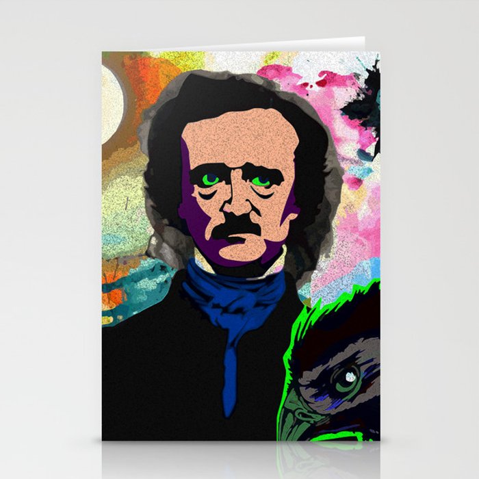 700x700 a tribute to edgar allan poe stationery cards