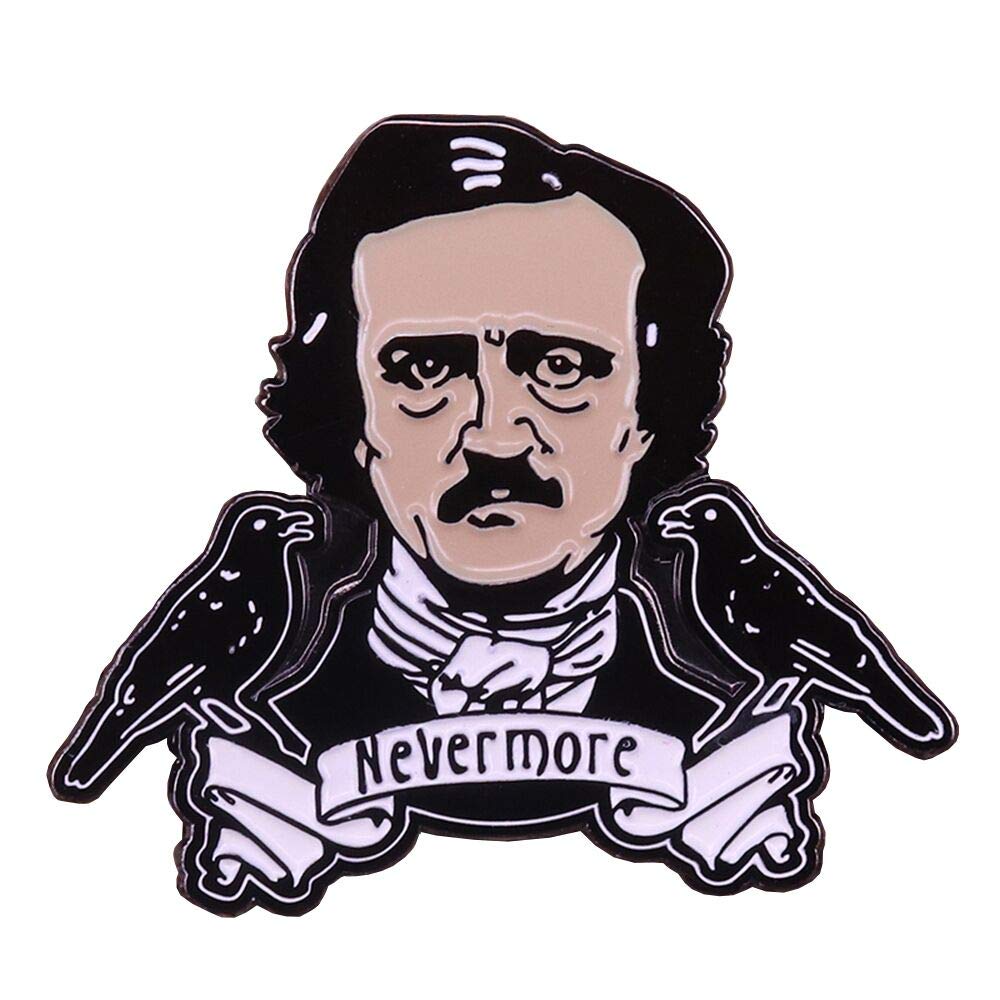 1000x1000 gudeke edgar allan poe brooch never more enamel pin