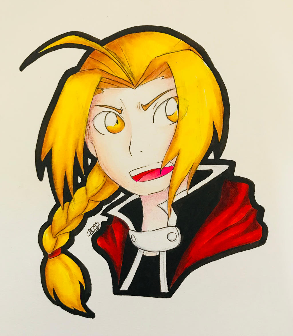 1024x1174 edward elric doodle