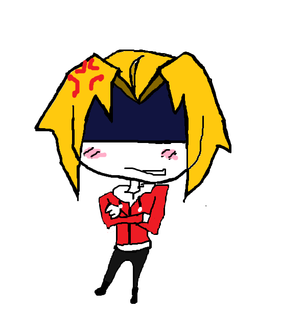 550x656 How To Draw Edward Elric Chibi