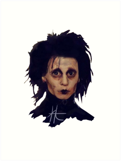 413x549 edward scissorhands art prints