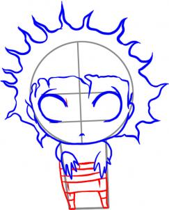 243x302 drawing printout how to draw chibi edward scissorhands