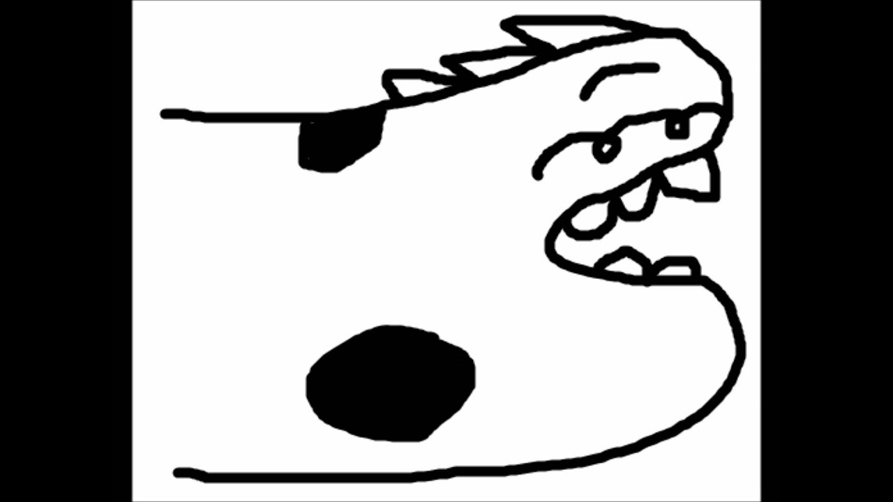 1280x720 Eel Drawing