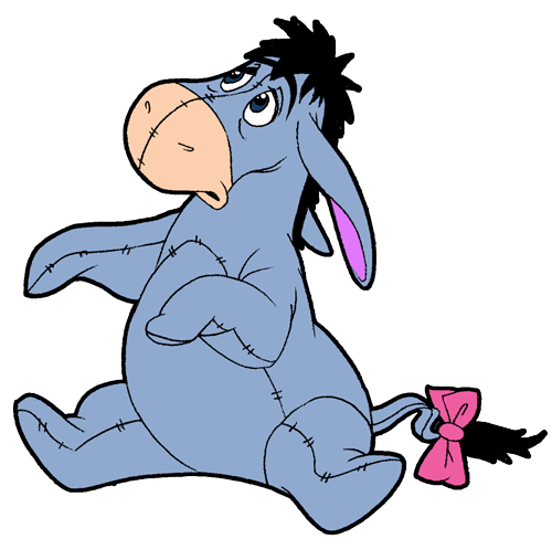 500x488 Finished Color Drawing Of Eeyore From Winnie The Pooh