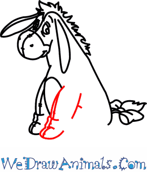 300x350 How To Draw Eeyore From Winnie The Pooh