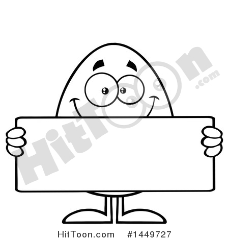450x470 Egg Mascot Clipart
